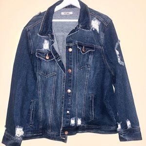 Distressed Jean Jacket